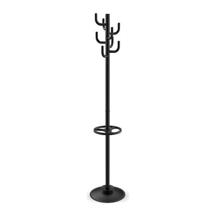 MAUL Kleiderständer MAULpolaris 9402090 schwarz Metall 8 Haken 36,5 x 177,0 cm, 1 St.