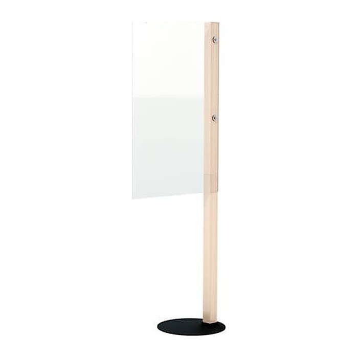 PAPERFLOW Spuckschutz CP65X98, transparent 65,0/98,0 x 176,5 cm, 1 St.