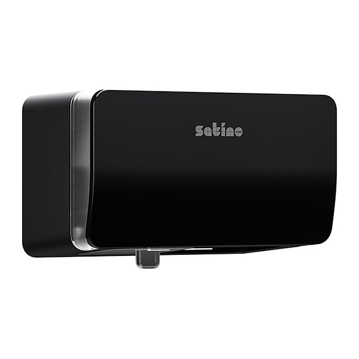 Satino Toilettenpapierspender HYGINITY MT1 System 333427 schwarz Kunststoff, 1 St.