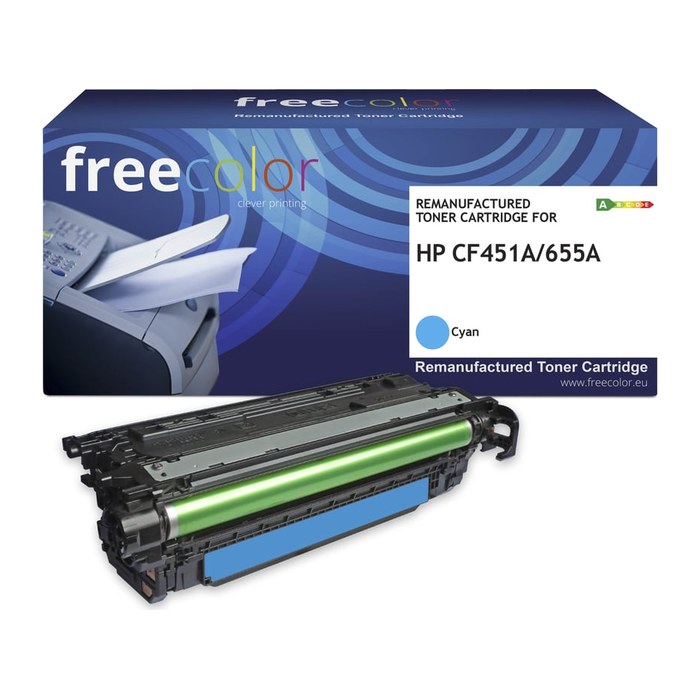 Freecolor Toner HP 655A (CF453A) magenta 10500 Seiten