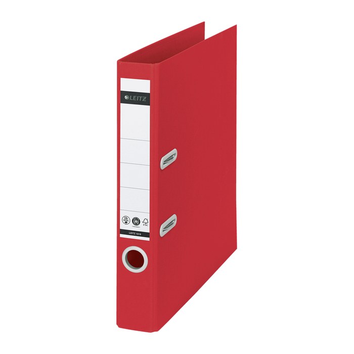 LEITZ recycle 1019 Ordner rot Karton 5,0 cm DIN A4, 1 St.