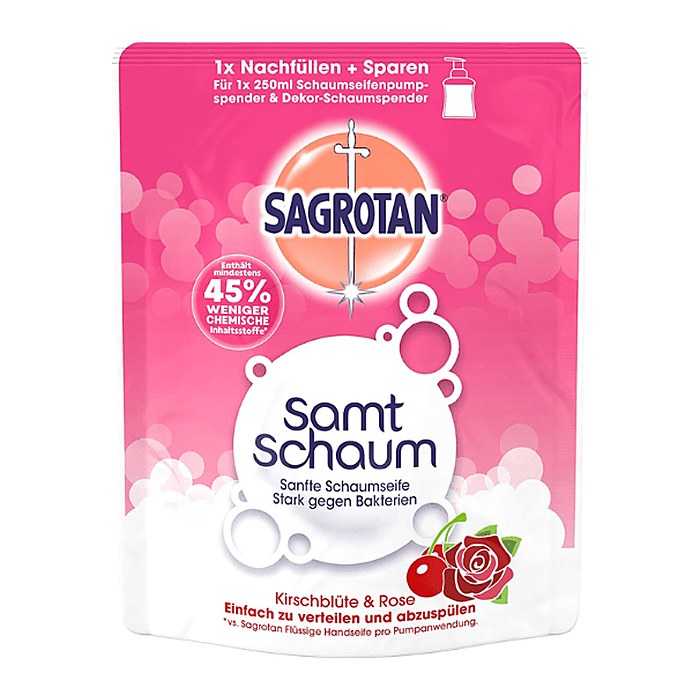 SAGROTAN® Samt Schaum Schaumseife 250 ml, 1 St.