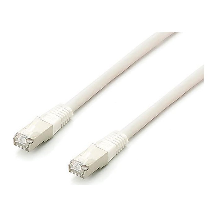 Equip Patchkabel Cat6A 5x S/FTP 2xRJ45 10.00m weiß Plat