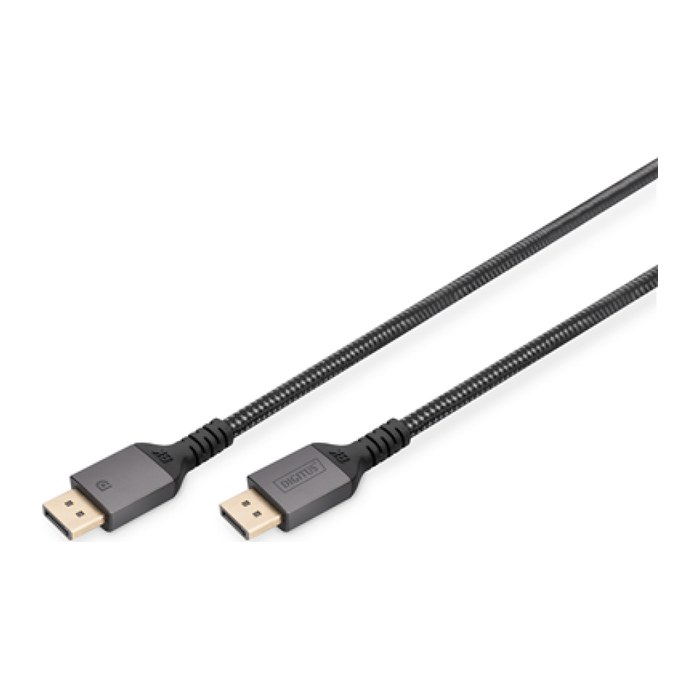 DIGITUS DisplayPort Anschlusskabel 2m Aluminium 8K schwarz