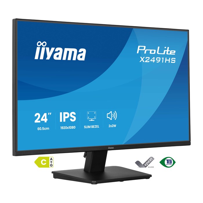 IIYAMA 60,5cm (23,8") X2491HS-B1 16:9 HDMI+DP IPS Speaker