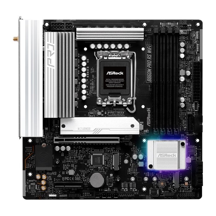 ASRock B860M Pro RS Wifi 1851 mATX HDMI/DP DDR5
