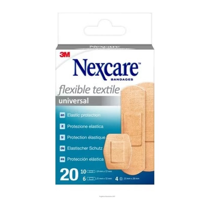Nexcare™ Pflaster Flexible Textile Universal N0420ASNEW beige, 20 St.
