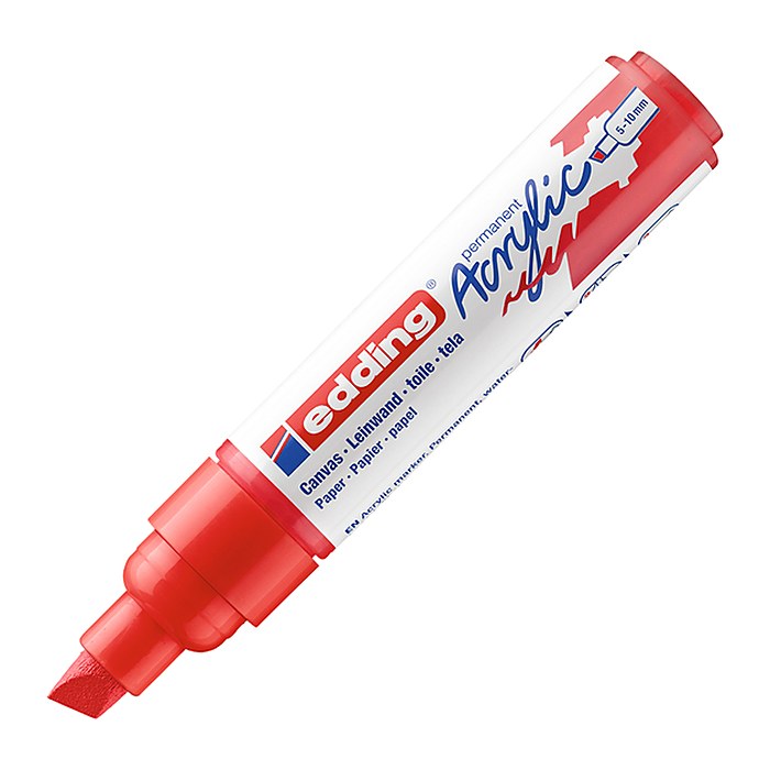 edding 5000 Acrylstift rot 5,0 -10,0 mm, 1 St.