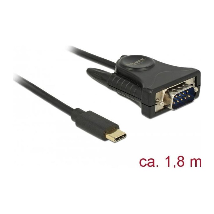 DELOCK Adapter USB Type-C -> Seriell DB9 RS232
