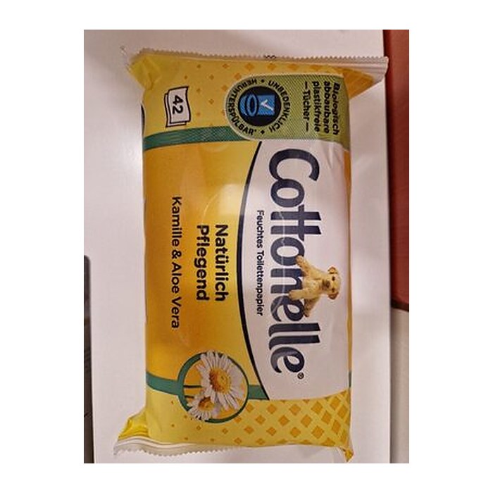 Cottonelle Feuchtes Toilettenpapier Pflegend 1-lagig, 42 Tücher
