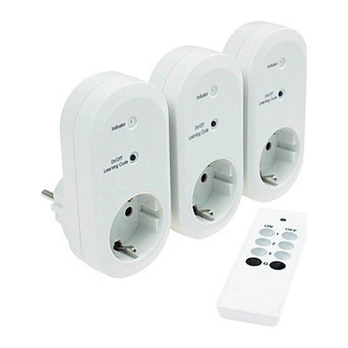 as-Schwabe Funk-Steckdosenadapter-Set, 1 St.