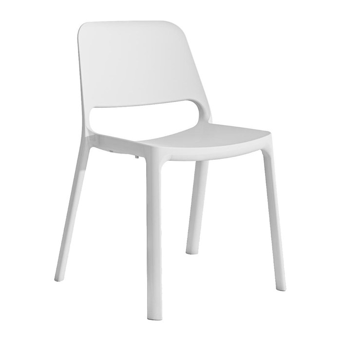 Mayer Stapelstühle myNUKE 2050 61 weiß Kunststoff, 4 St.