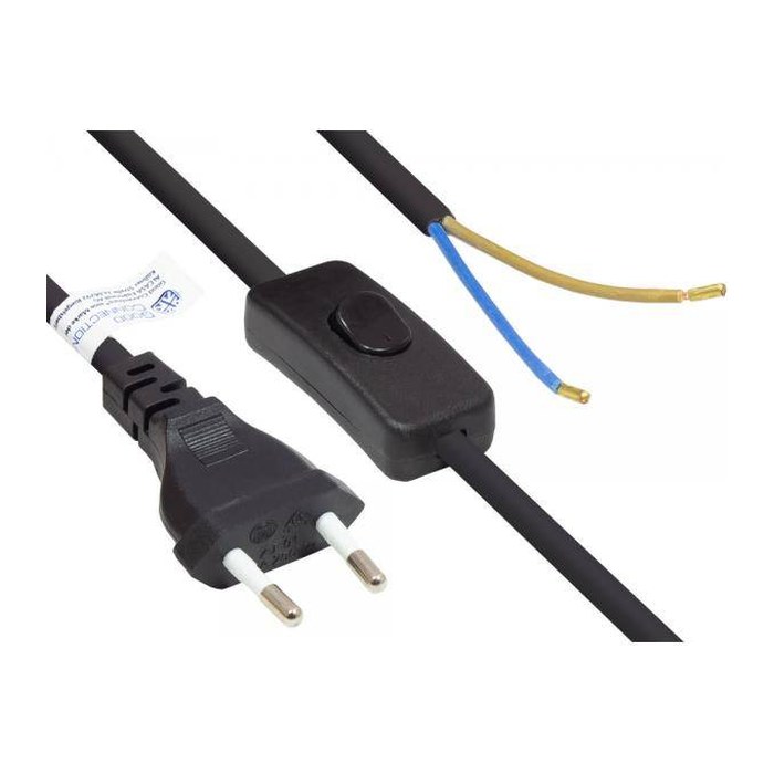 Good Connections Euro-Netzkabel an open end schw. 1,5m