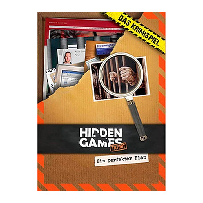 HIDDEN GAMES Krimispiel Tatort Ein perfekter Plan Escape-Room Spiel, 1 St.