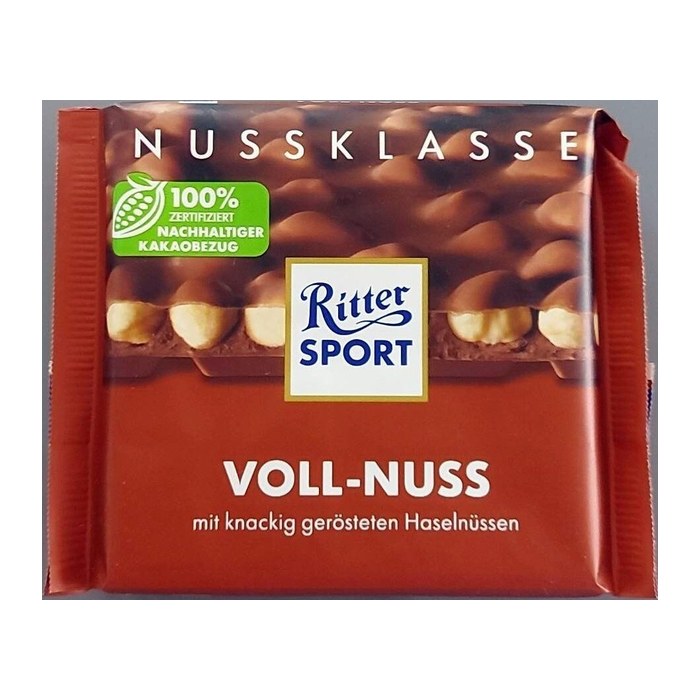 Ritter SPORT Voll-Nuss Schokolade 100,0 g, 1 St.