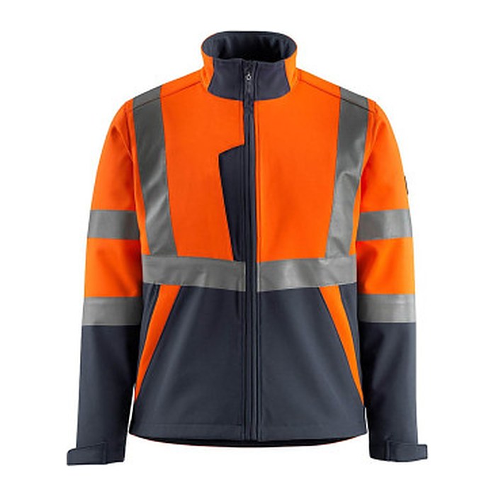 MASCOT® unisex Warnjacke Kiama  orange, schwarzblau Größe L