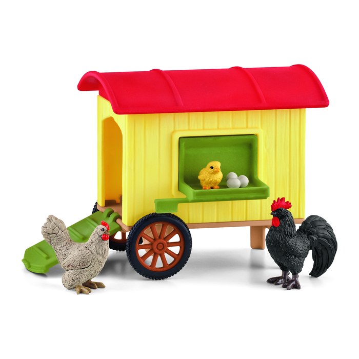 Schleich® Farm World 42572 Hühnerstall Spielfiguren-Set