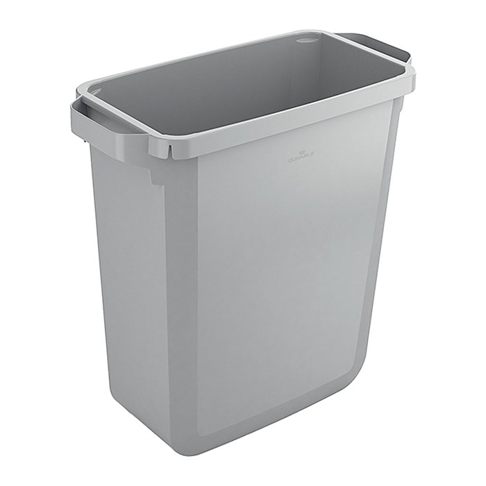 DURABLE Abfallbehälter Durabin ECO 60 Liter rechteckig grau