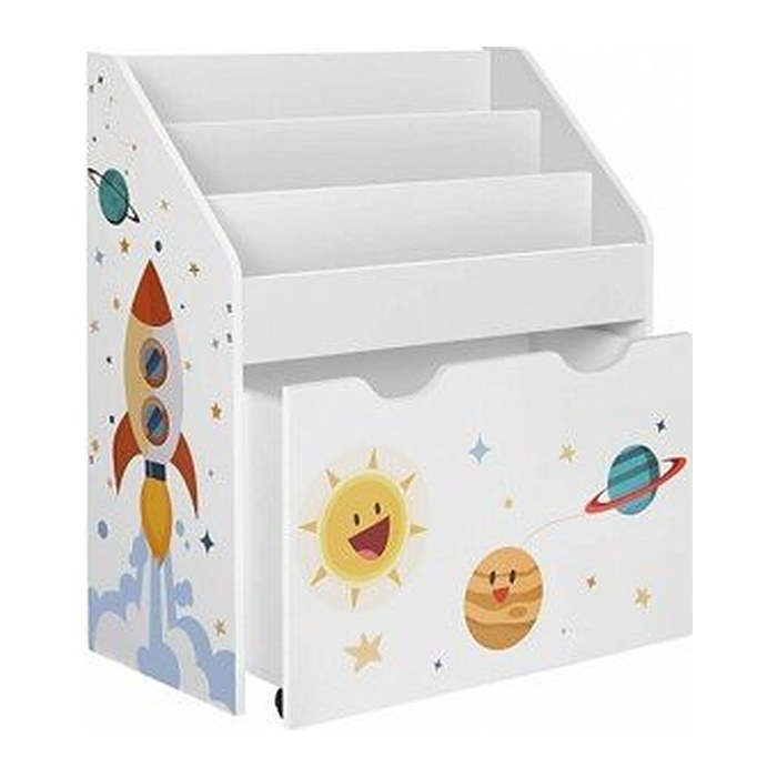 SONGMICS Kinderregal weiß 62,5 x 29,5 x 70,0 cm, 1 St.
