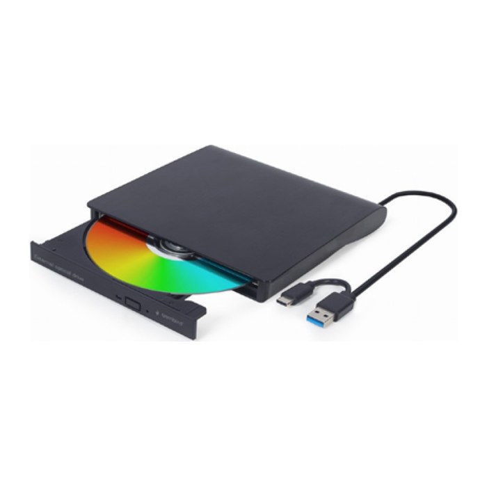gembird DVW EXT SLIM DVD-USB-031 black USB-C&3.1 DVD8x CD24x