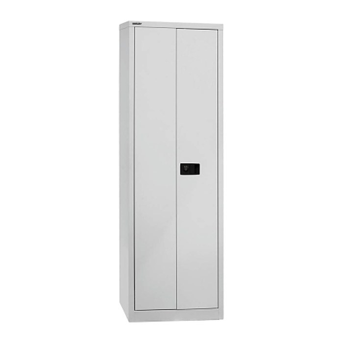 BISLEY Stahlschrank Universal E782A04B645645 lichtgrau 4 Fachböden 60,0 x 40,0 x 195,0 cm, aufgebaut, 1 St.
