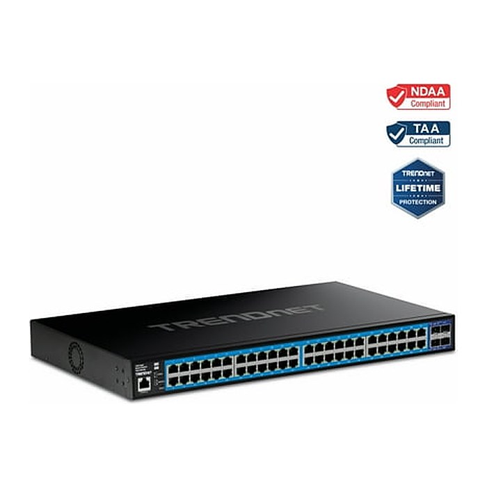 TRENDnet Switch 52-Port Gbit Web Smart 4x10G SFP+ 19"