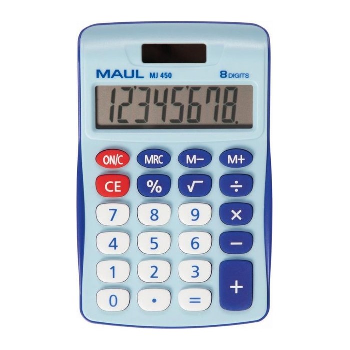 MAUL MJ 450 Tischrechner hellblau