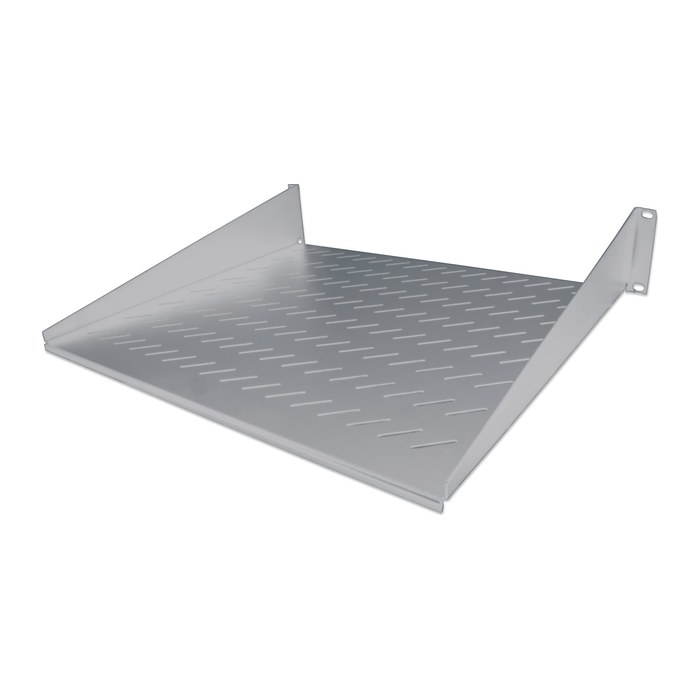 INTELLINET Fachboden 2HE 483x250mm bis 25kg Frontm. grau