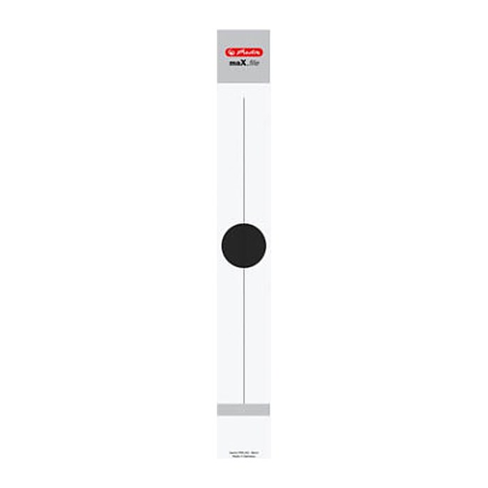 herlitz Ordneretiketten maX.file weiß für 5,0 cm Rückenbreite, 10 St.