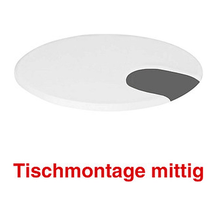 Kerkmann Move 1 Kabeldurchführung 6,0 cm weiß