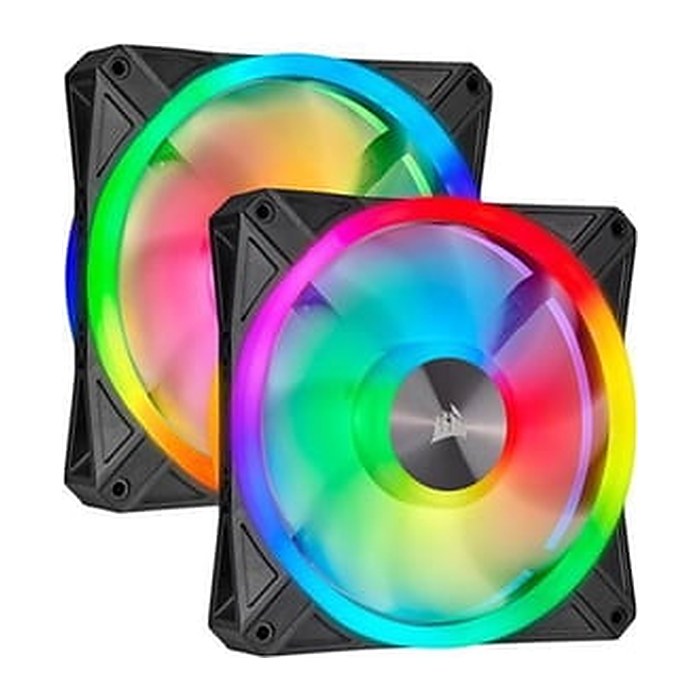 CORSAIR Lüfter 140*140*25 QL140 RGB Pro LED Fan, Dual Pa