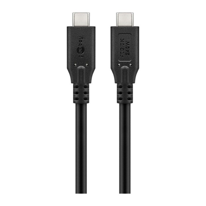 goobay USB 4 USB-Kabel 1,5 m schwarz, 1 St.