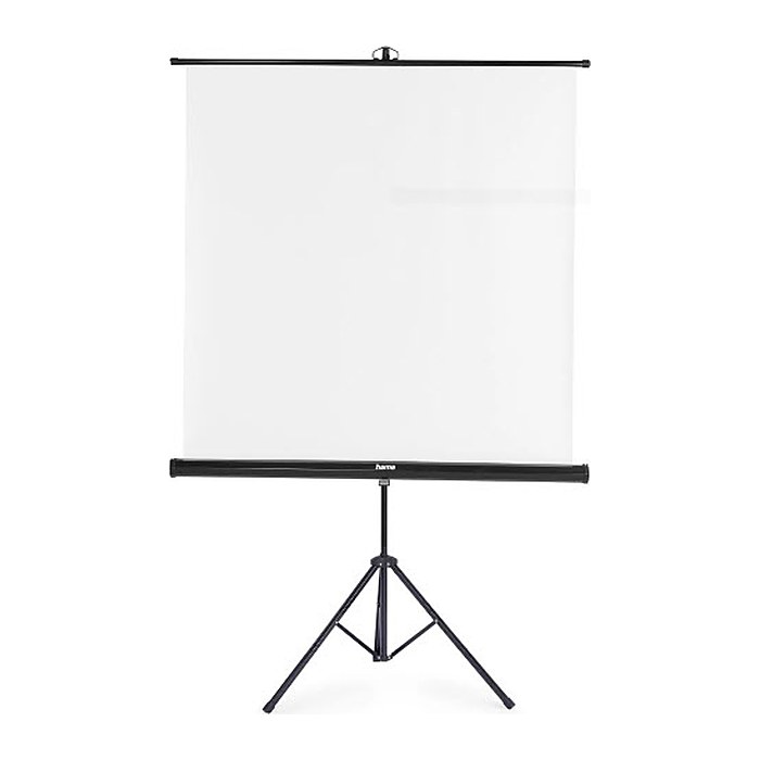 hama Stativleinwand 2in1 1:1, 125 x 125 cm Projektionsfläche