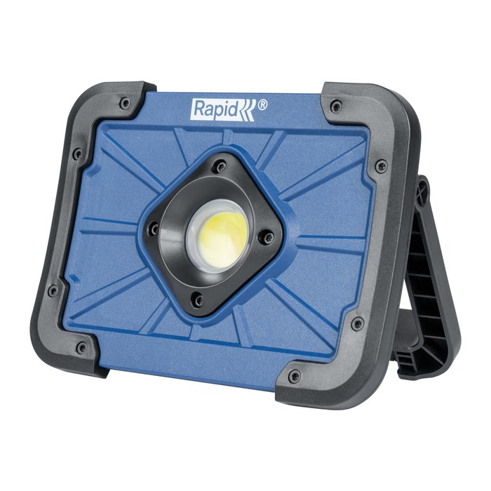 Rapid The Portable LED Akku-Baustrahler blau, schwarz 10 Watt