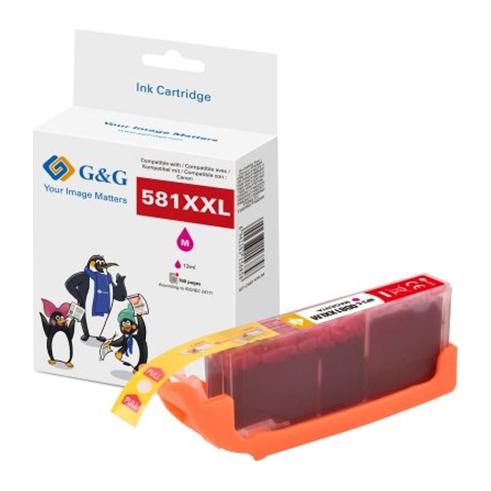 G&G XXL-Druckerpatrone kompatibel mit Canon CLI-581M XXL