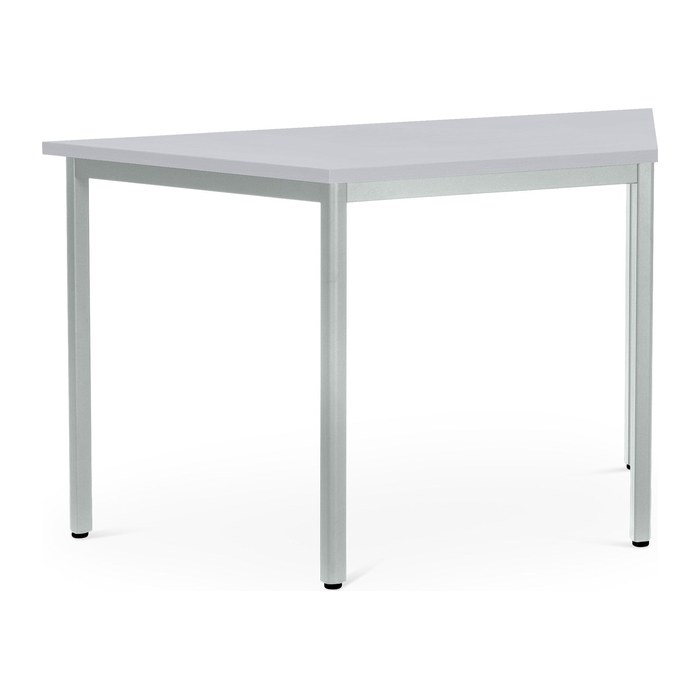 Mehrzwecktisch Trapez – Gestell in Lichtgrau (1400 x 700 x 750 mm)
