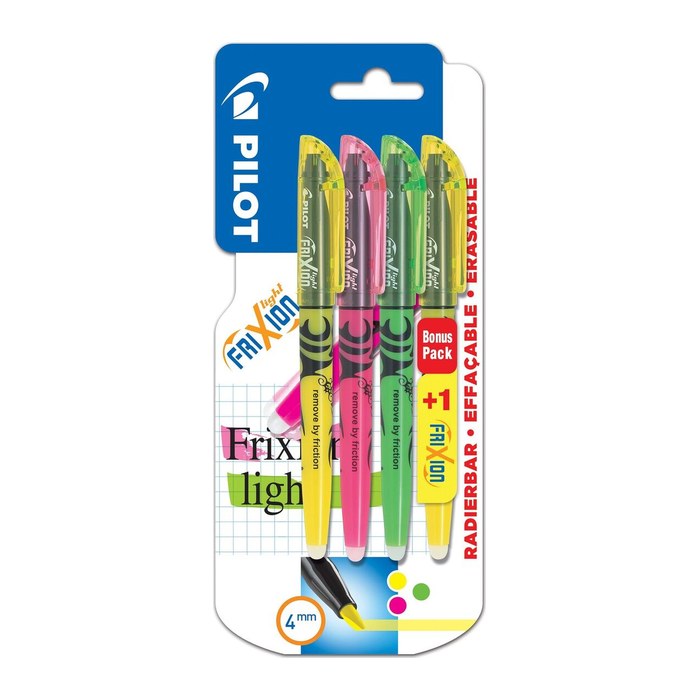 PILOT FriXion light Textmarker farbsortiert, 4 St.