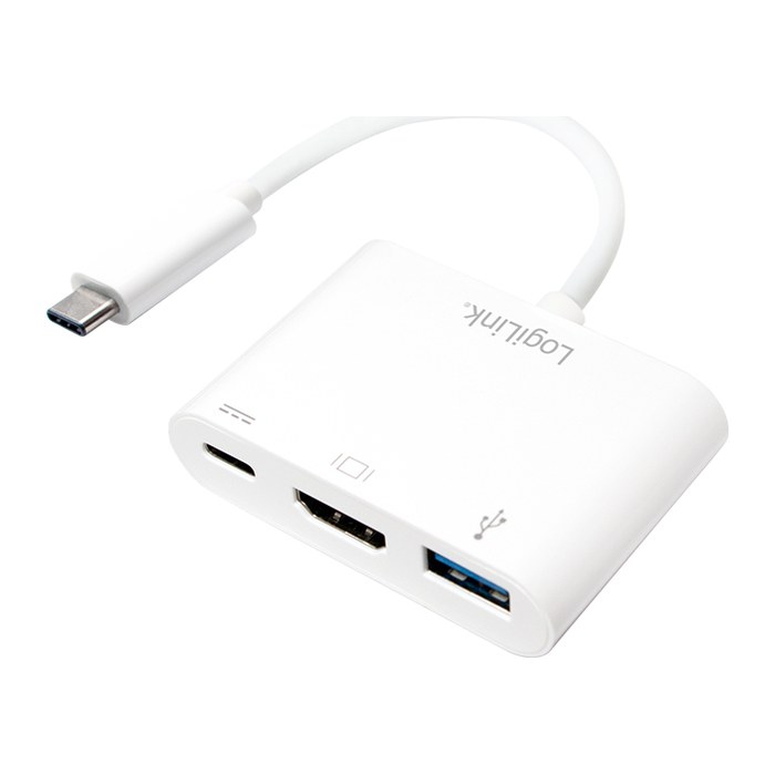 Logilink Adapter USB3.2 Gen1 Typ-C > HDMI+USB-A+USB-C 60W PD