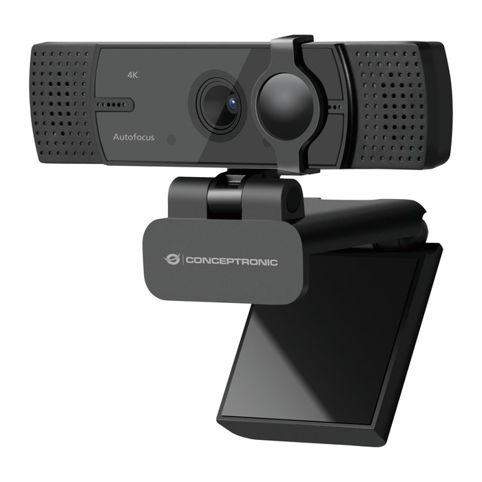 CONCEPTRONIC Webcam USB-A2.0/-C 120°4K/30Hz UltraHD+Mikro sw