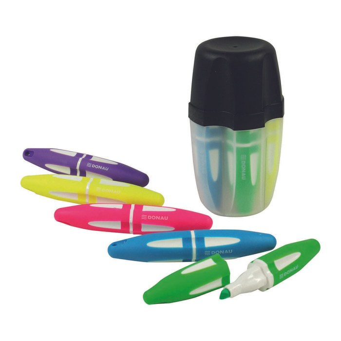 DONAU Textmarker farbsortiert, 1 Pack