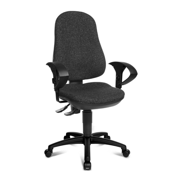 Topstar Bürostuhl Point 70, 8170UG22 Stoff anthrazit, Gestell schwarz