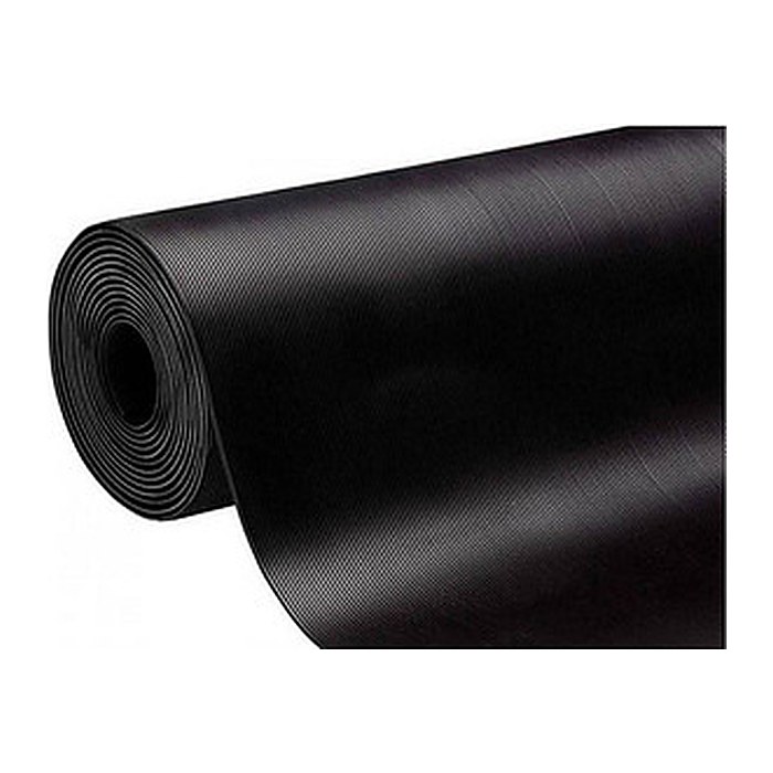 WESEMEYER Riefen-Gummimatte schwarz 120,0 x 200,0 cm