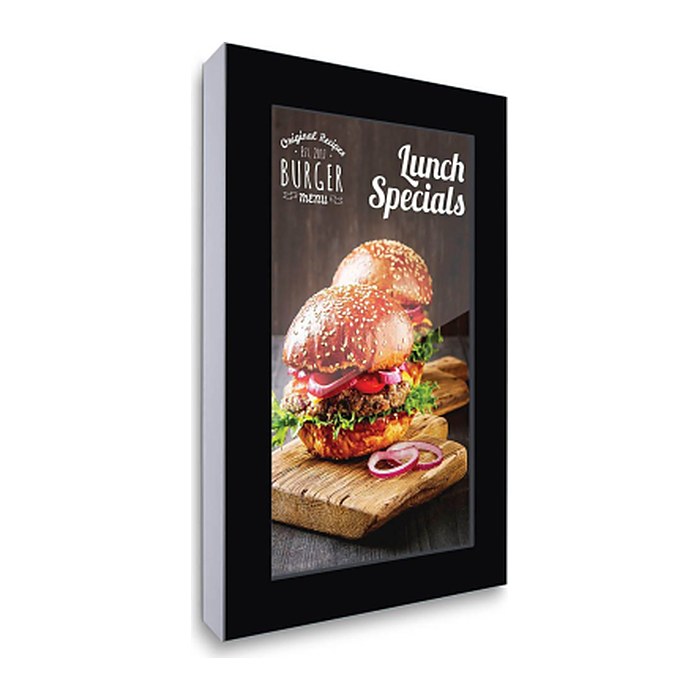Showdown® Displays Digitales Wandpanel LED-Display mit Rahmen, schwarz, 138,0 cm (55 Zoll)