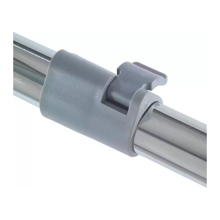 WENKO Teleskop-Garderobe Twin Bars grau Metall 95,0-163,0 x 98,0-168,0 cm, 1 St.