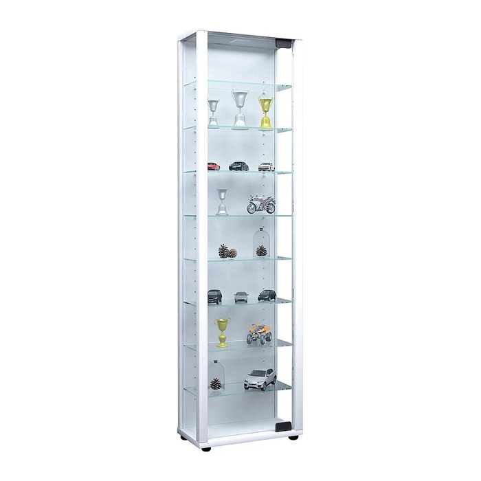 VCM my home Edana Maxi Vitrine weiß 8 Fachböden