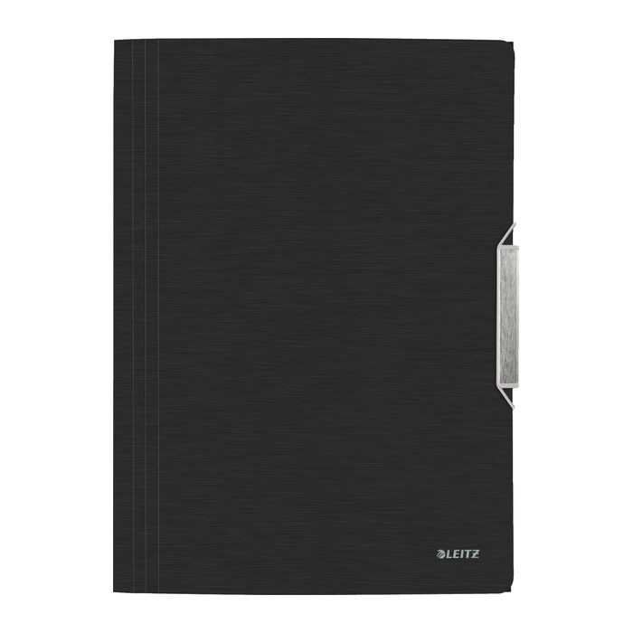 LEITZ Eckspanner Style 3977 DIN A4 satin schwarz, 1 St.