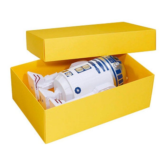 BUNTBOX M Geschenkboxen 1,1 l gelb 17,0 x 11,0 x 6,0 cm, 3 St.