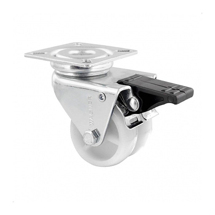 WAGNER® design yourself Apparate-Doppel-Lenkrolle ECO RO 3252 weiß