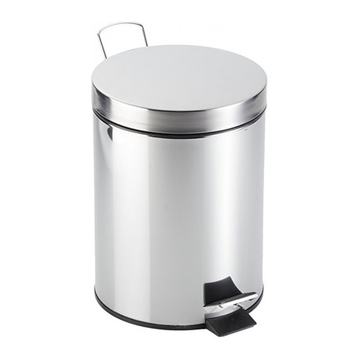 Zeller Kosmetikeimer 5,0 l edelstahl, 1 St.
