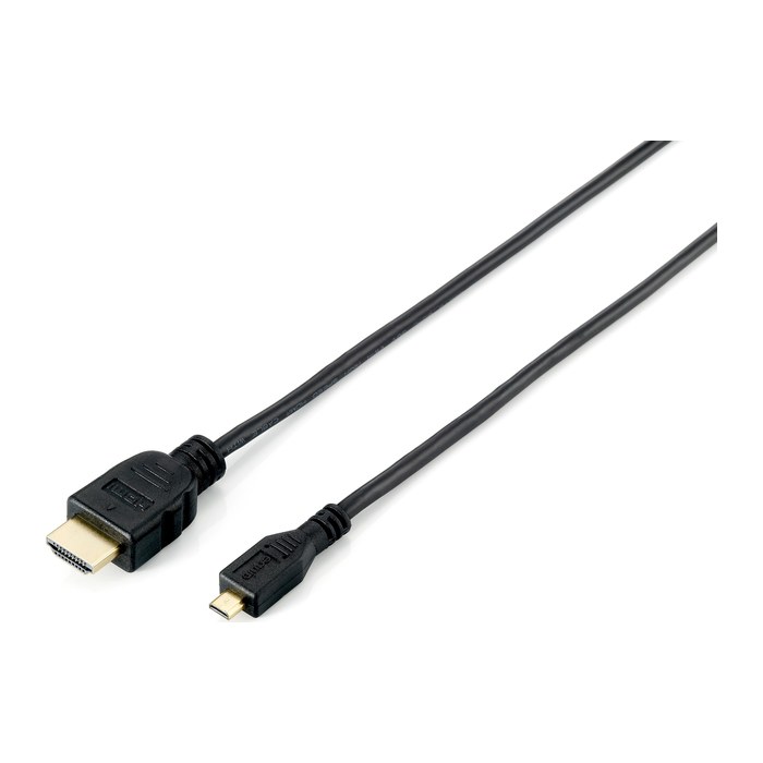 Equip HDMI->Micr.HDMI 4K/30Hz St/St 2.00m schwarz Polybeutel